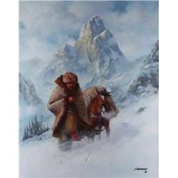 Larry Smothers, Oil on Board