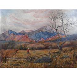 F.J. Gebbe, Oil on Board