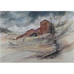 J.A. Kennedy, Watercolor 