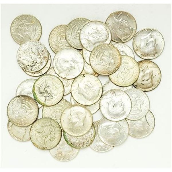 $16.50 Face Value of 40% Kennedy Half Dollars