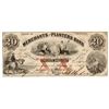 Image 1 : GA. 1859 $20 Merchants & Planters Bank Obsolete Bank Note