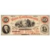 Image 1 : VA. 1858 $10 Bank of the Commonwealth Obsolete Bank Note