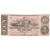 Image 1 : Type 52. 1862 $10 Confederate States Note