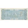 Image 2 : Type 67. 1864 $20 Confederate States of America Note