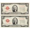 Image 1 : Group of 2. 1928-G & 1928-F $2 Legal Tender Notes