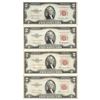 Image 1 : Lot of 4 1953*, A*, B*, C* $2 Legal Tender Star Notes