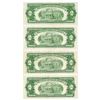 Image 2 : Lot of 4 1953*, A*, B*, C* $2 Legal Tender Star Notes