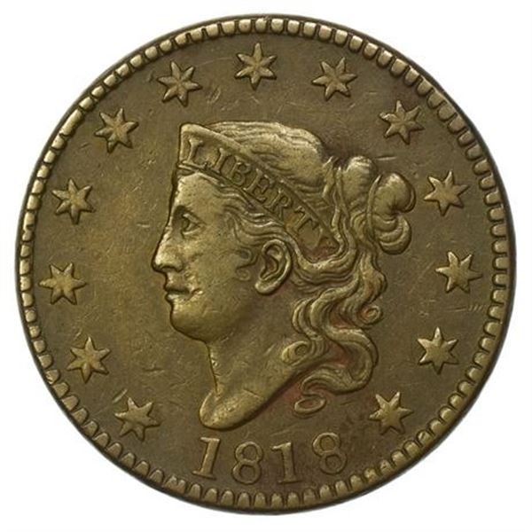1818 Coronet Head Large Cent