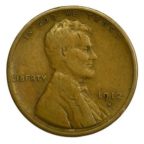 1912-S Lincoln Wheat Cent