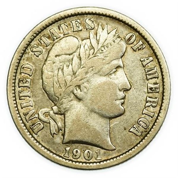 1901-O Barber Dime