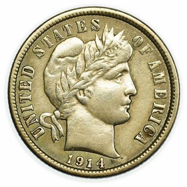 1914-D Barber Dime