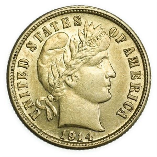 1914-S Barber Dime
