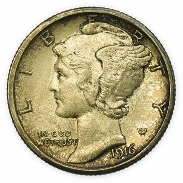 1916-S Mercury Dime