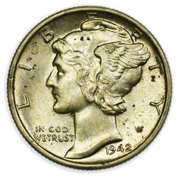 1942 Mercury Dime