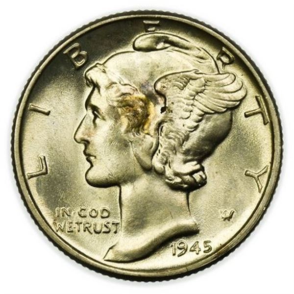 1945 Mercury Dime