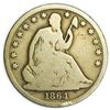 Image 1 : 1864-S Seated Liberty Half Dollar