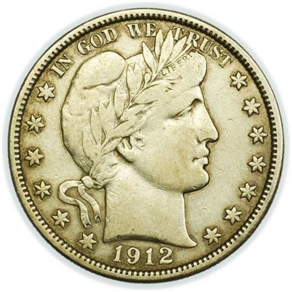 1912 Barber Half Dollar