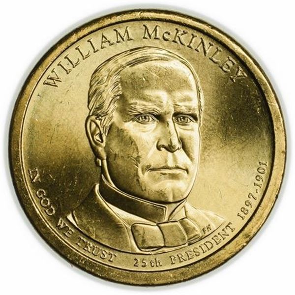 2013-P George McKinley Presidential Dollar UNC