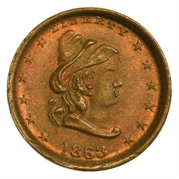 1863 Our Army Civil War Token F45/332a