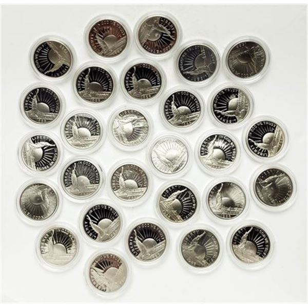 Lot of 28 1986-S Proof Statue of Liberty Half Dollars