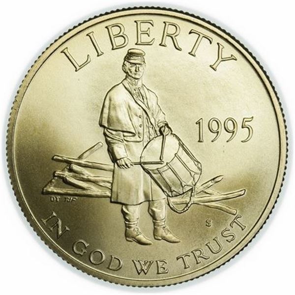 1995-S Civil War Commemorative Half Dollar