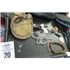 Image 1 : Tray of Sunglass Cases, Clips, Bead Bracelet  & More