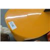 Image 2 : Orange Plastic Contemporary Receptionist Desk w/2 Stools