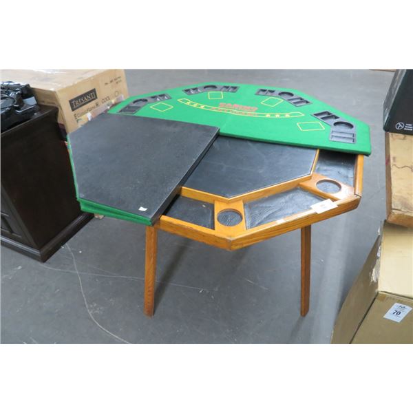 Oak Poker Table