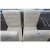 Image 2 : White Leather Chairs (4)