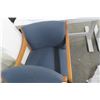 Image 3 : Blue Fabric Armchairs (2)