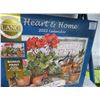 Image 2 : Box of Garden Themed 2022 Calendars