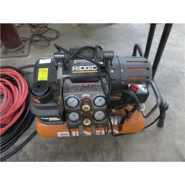 Ridgid Air Compressor w/ Hoses