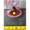 Image 2 : Beautiful Cranberry Candy Dish w/ Lid 13" Tall