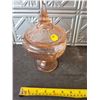 Image 1 : Pink Depression Candy Dish w/ Lid