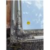 Image 3 : Large Ornately Framed Bevelled Mirror 31x23"