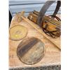 Image 1 : 100% Complete Oak Barrel Churn 19" Disassembled during move