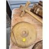 Image 2 : 100% Complete Oak Barrel Churn 19" Disassembled during move
