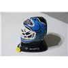 Image 1 : San Jose Sharks Vintage Goalie Helmet, Wade Flaherty - NHLPA