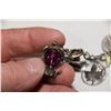 Image 6 : Vintage Charm Bracelet, Most Are Sterling Silver