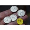 Image 1 : 1956, 1959, 1963, 1965 Canada Silver Quarters