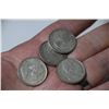 Image 2 : 4X 1968 Canada Silver Quarters, Magnet Tested