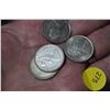 Image 2 : 4X 1968 Canada Silver Quarters, Magnet Tested