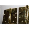 Image 2 : Heavy Duty NOS Brass 4.5" Hinges