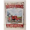 Image 1 : West farms sign embossed 11 X 15.5"