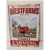 Image 2 : West farms sign embossed 11 X 15.5"