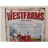 Image 4 : West farms sign embossed 11 X 15.5"