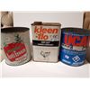 Image 1 : Pioneer, UCAR, Kleen Flo tins