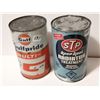 Image 2 : STP & Gulf tin cans