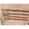 Image 1 : Set of 4 Elm Bolt on Table Legs, 30"