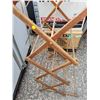 Image 1 : Wooden Folding laundry Rack